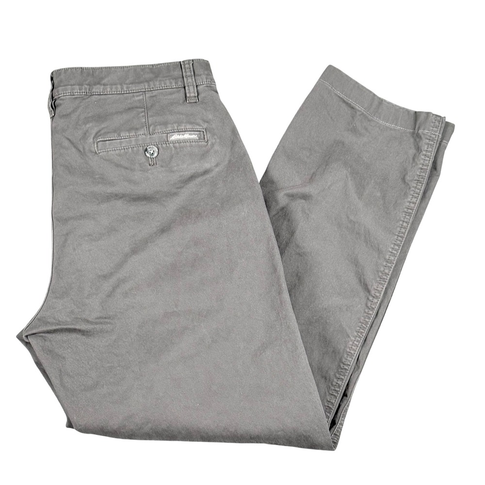 Eddie Bauer 32x30 Fits 32x27 Legend Wash Flex Slim‎ Fit Chino Pants Mossy Green